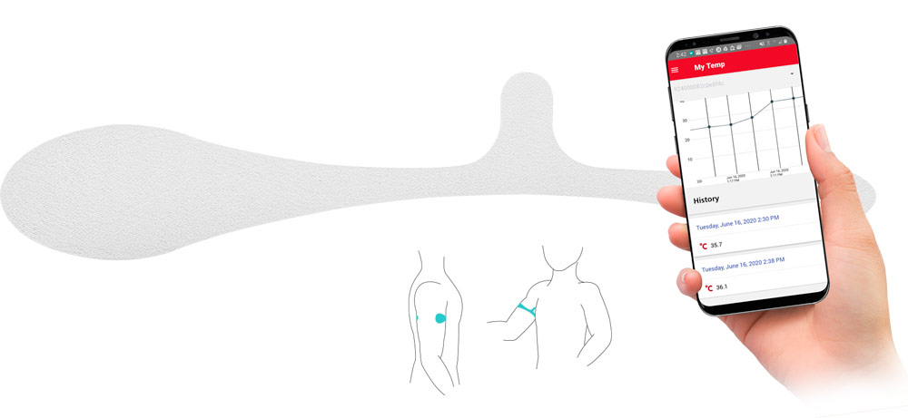 uTrust SafeTemp Body Temperature Measurement Patch