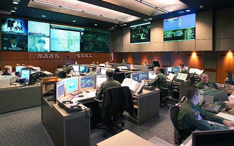 Cheyenne Mountain Complex NORAD/USSPACECOM Combined Command Center