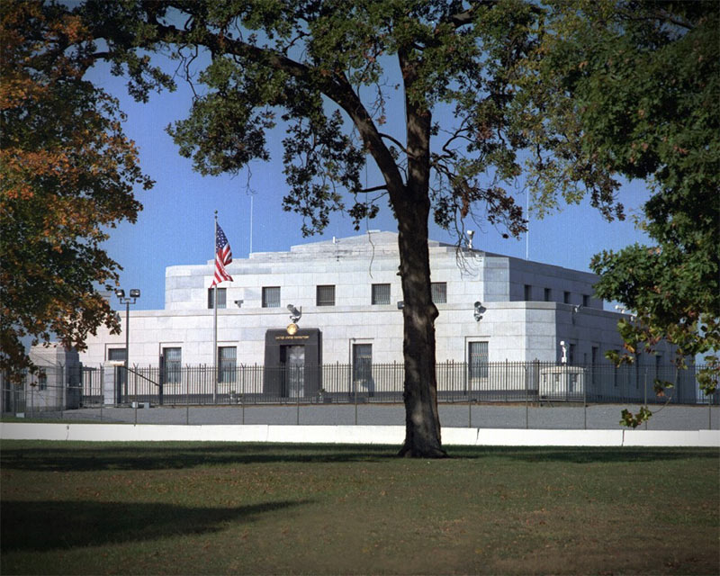 Front of the U.S. Bullion Depository, Fort Knox