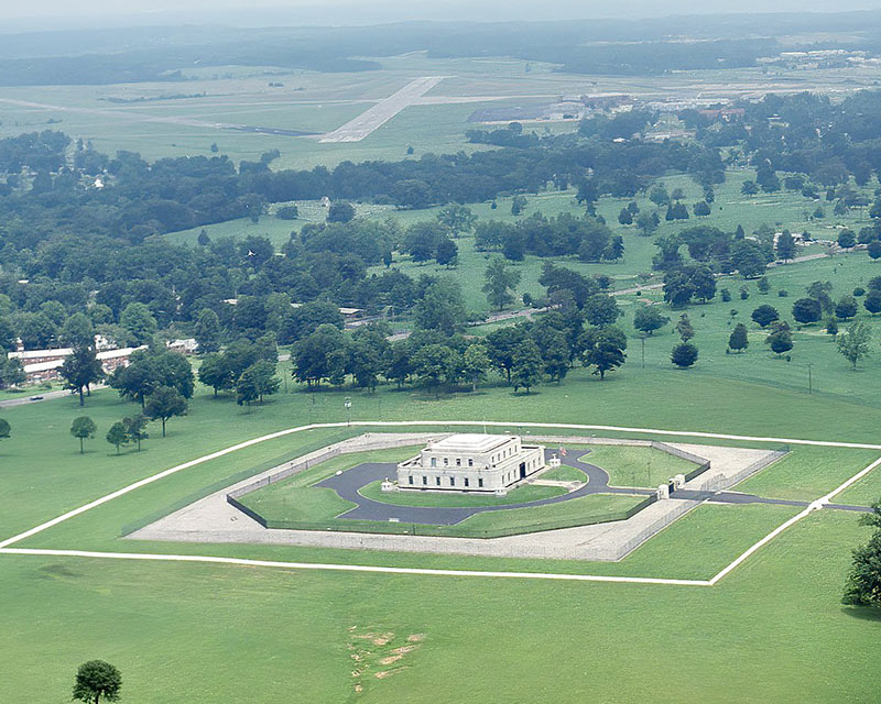 Overhead view of Fort Knox