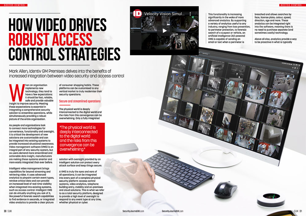 Security Journal United Kingdom: How Video Drives Robust Access Control Strategies Article