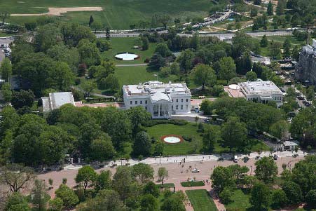 The World’s Most Secure Buildings: The White House, Washington, D.C. Aerial View
