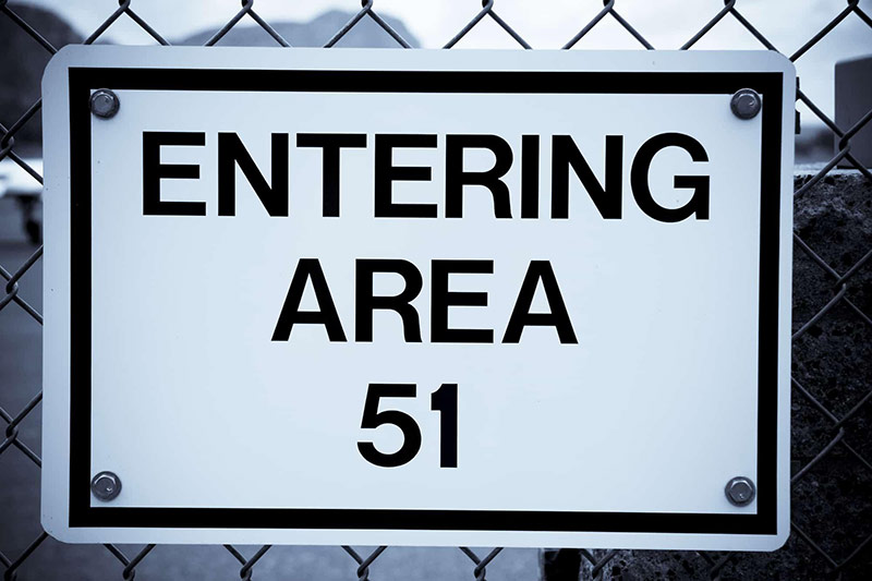 Entering Area 51