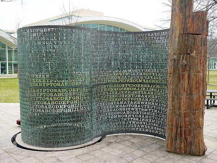 Kryptos Sculpture