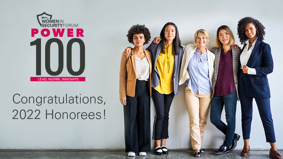 SIA Women in Security Forum Power 100 Honorees
